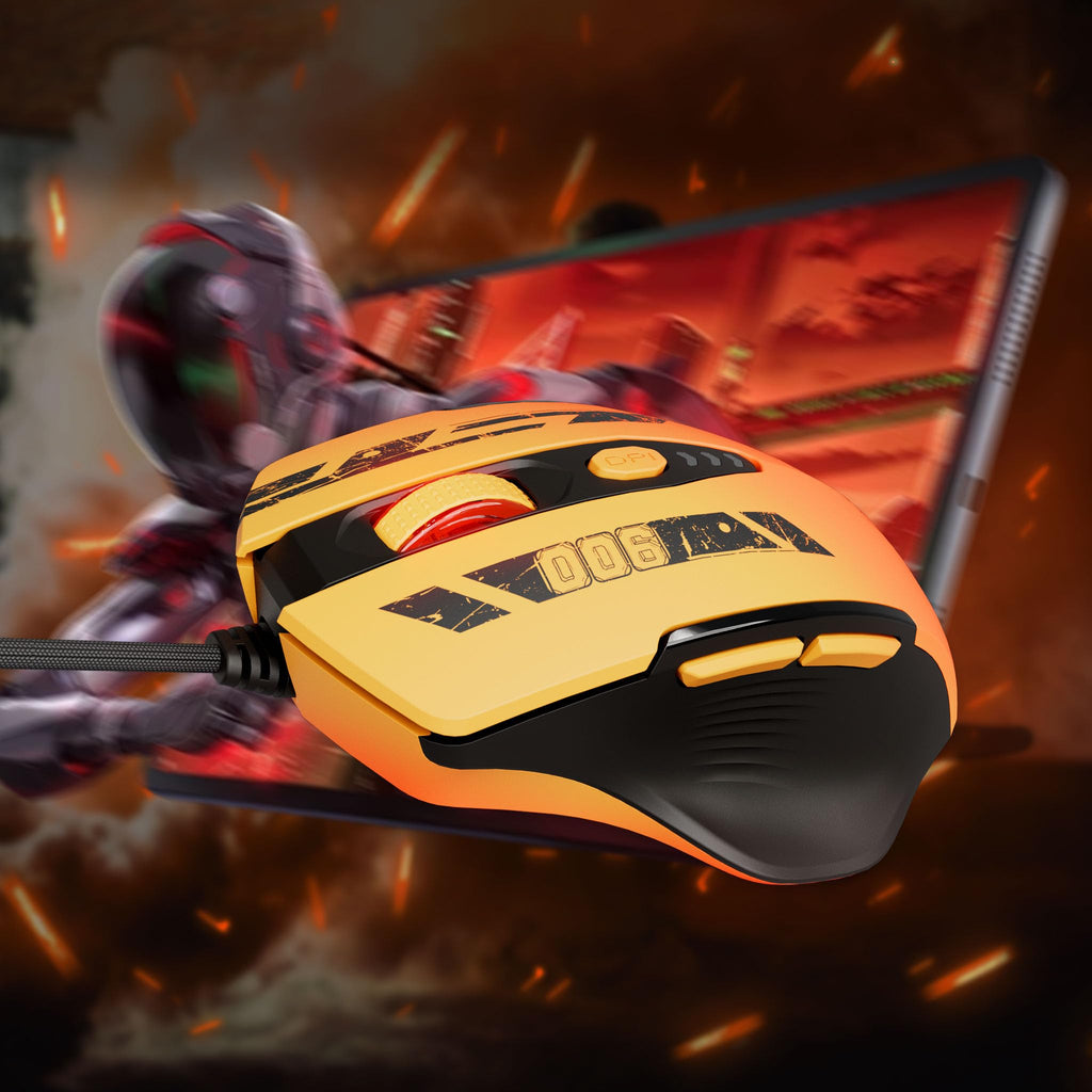 Wired Gaming Mouse with 6 Programmable Buttons