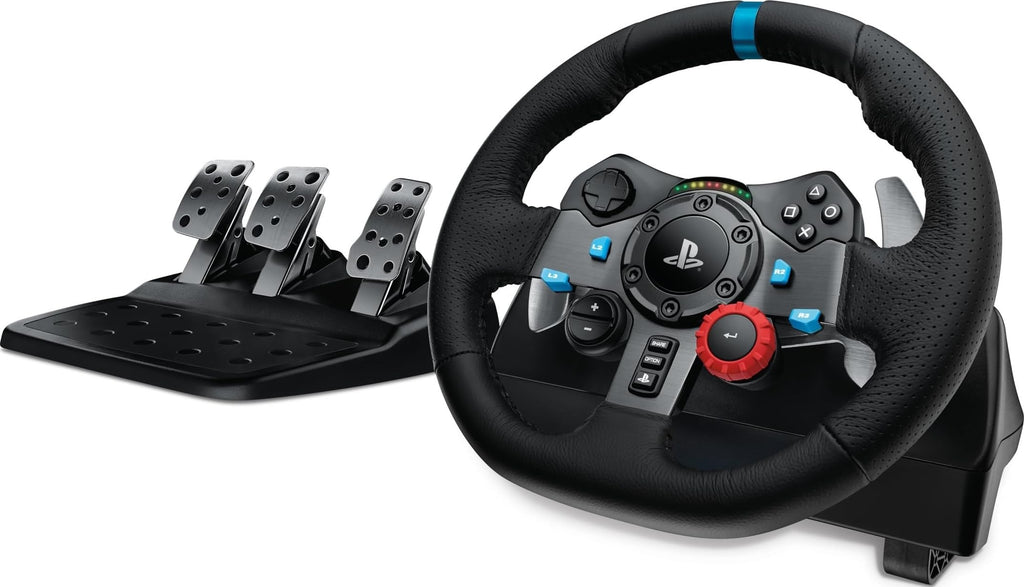 Logitech G29 Driving Force Racing Wheel and Floor Pedals, Real Force Feedback