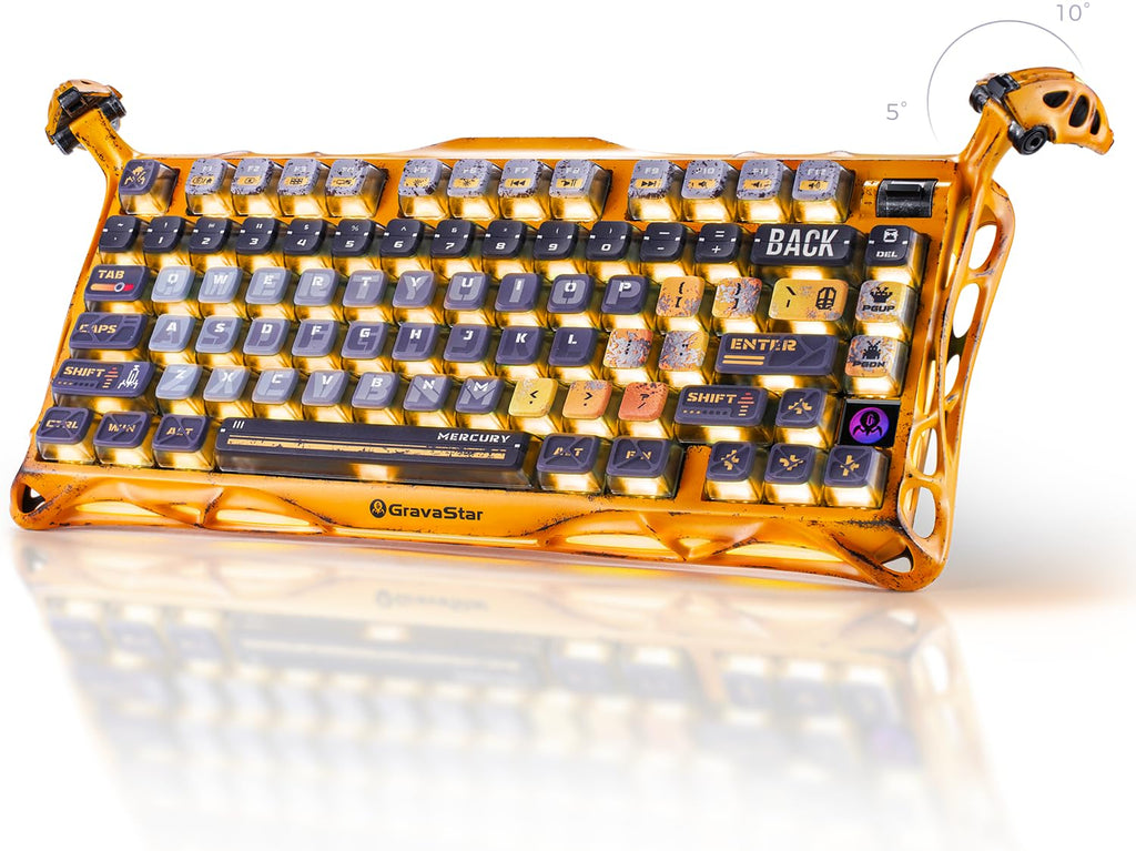 Wireless 75% Gaming Keyboard with Hot Swap Switches