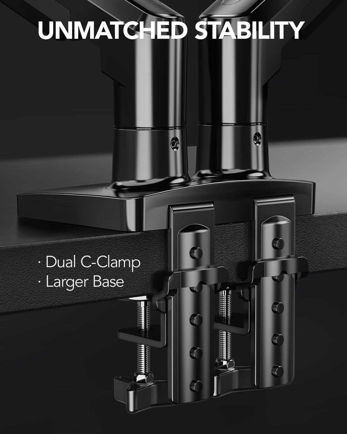 Dual Monitor Arm for 13 to 32 Inch Screens