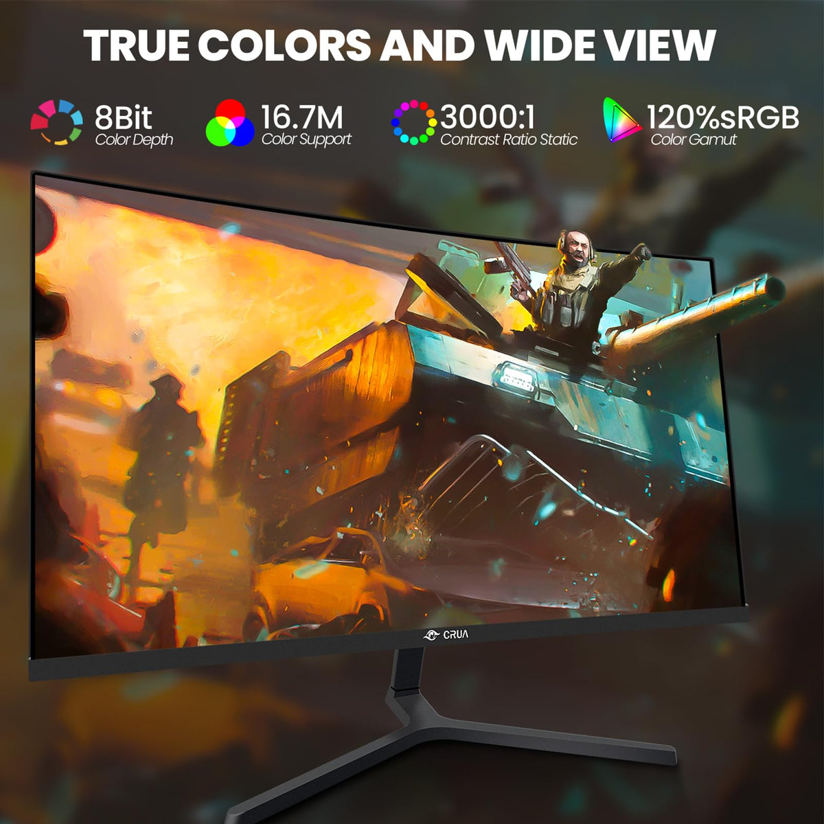 Curved Gaming Monitor with High Refresh Rate Display