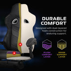 Ergonomic Gaming Chair with Footrest and Recline