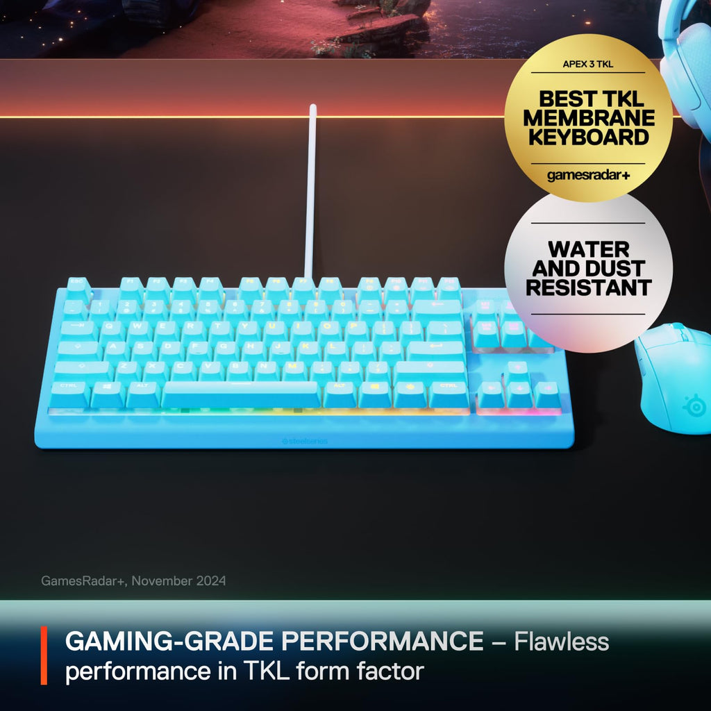TKL Gaming Keyboard with RGB and Quiet Switches