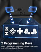 Wireless Gaming Controller with Hall Sticks and RGB