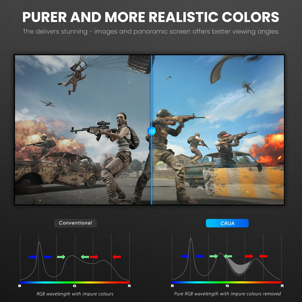 Curved Gaming Monitor with High Refresh Rate Display