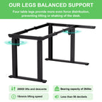 Standing Gaming Desk with Adjustable Height Frame