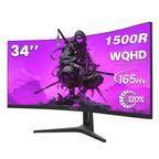 Curved Gaming Monitor with High Refresh Rate Display