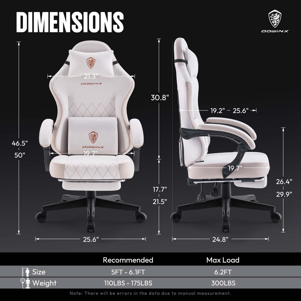 Ergonomic Gaming Chair with High Back Lumbar Support