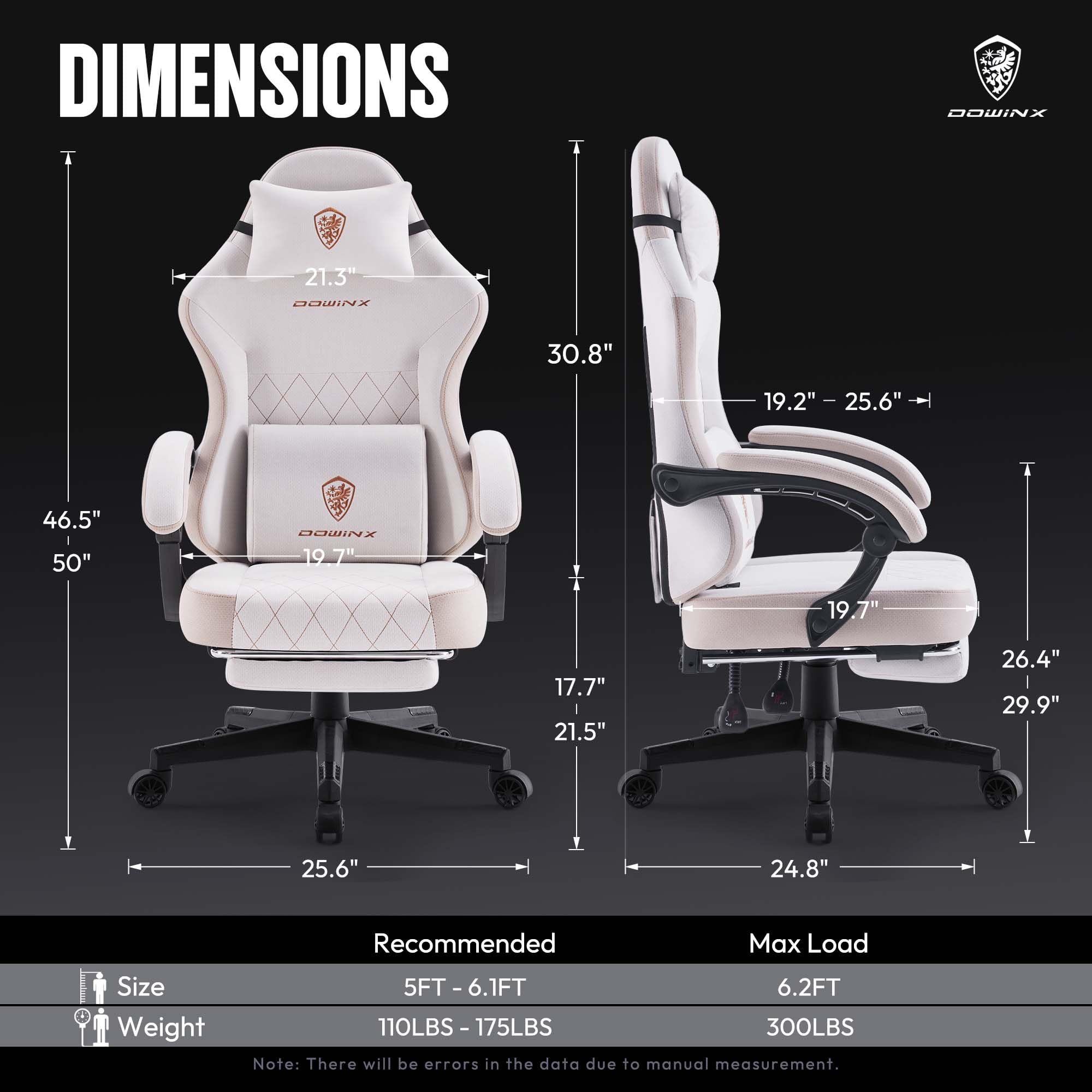 Ergonomic Gaming Chair with High Back Lumbar Support
