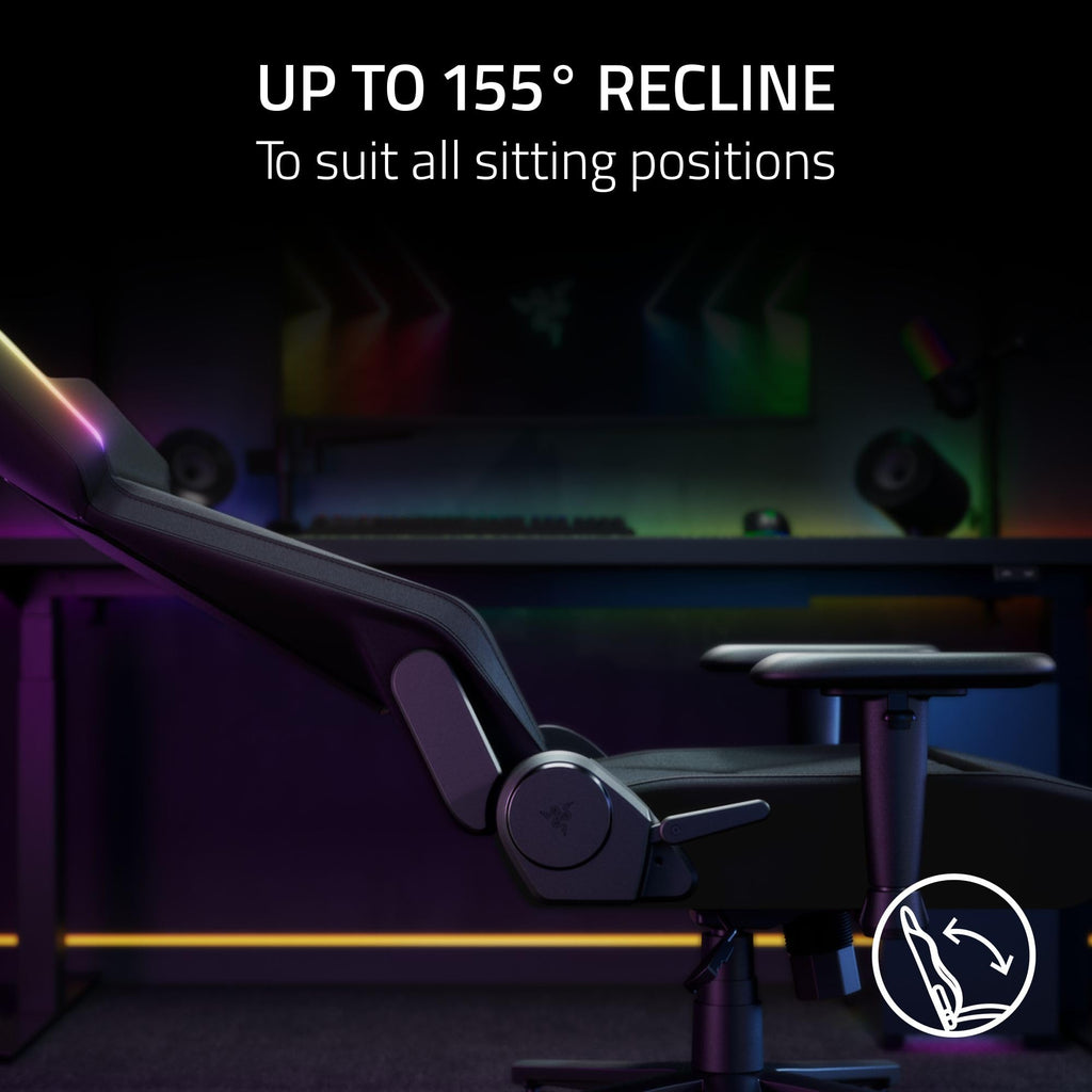 Ergonomic Gaming Chair with Reactive RGB Lighting