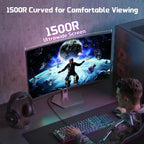 Curved Gaming Monitor with High Refresh Rate Display