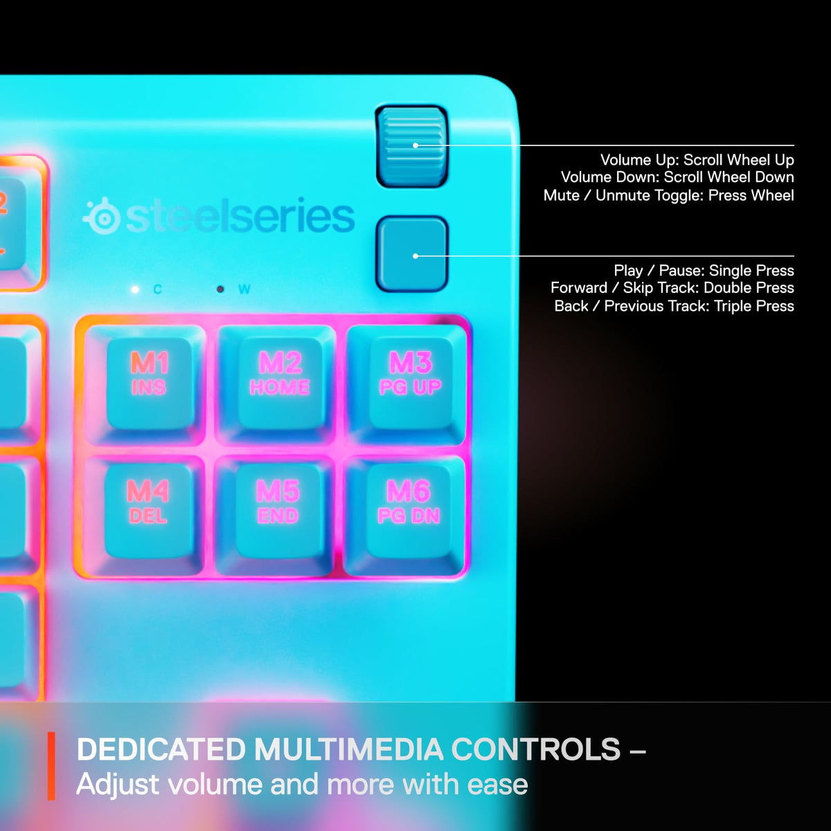 TKL Gaming Keyboard with RGB and Quiet Switches