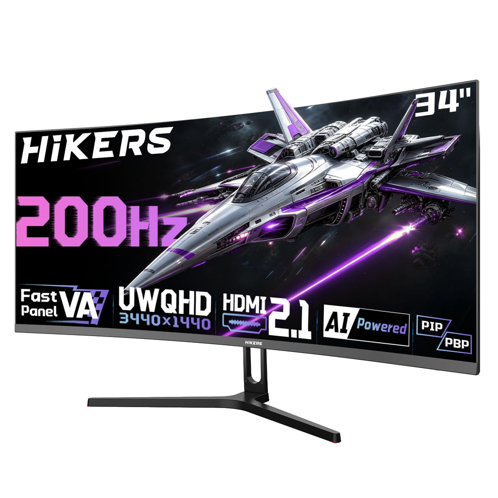 Curved Gaming Monitor with High Refresh Rate Display