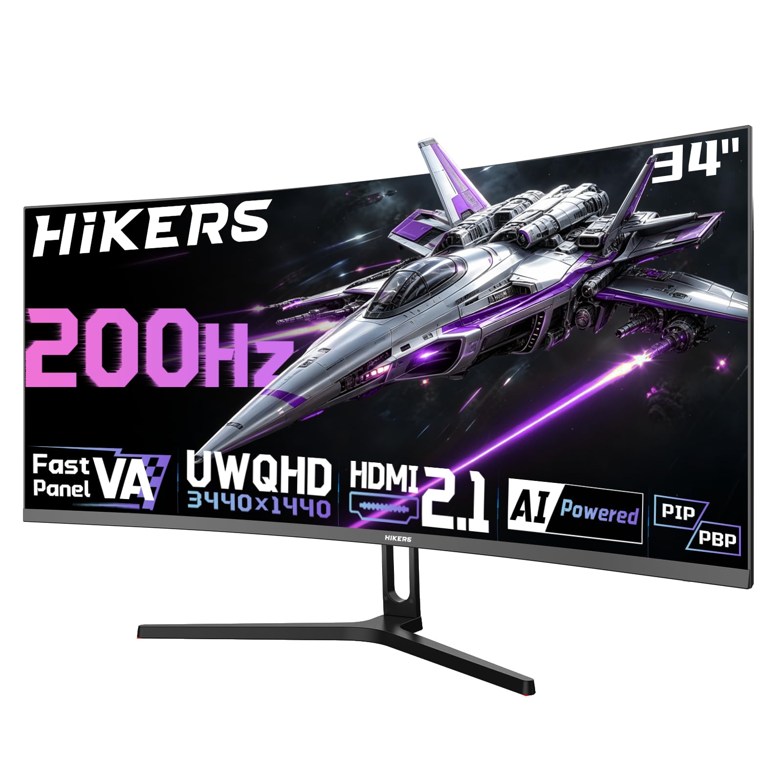 Curved Gaming Monitor with High Refresh Rate Display
