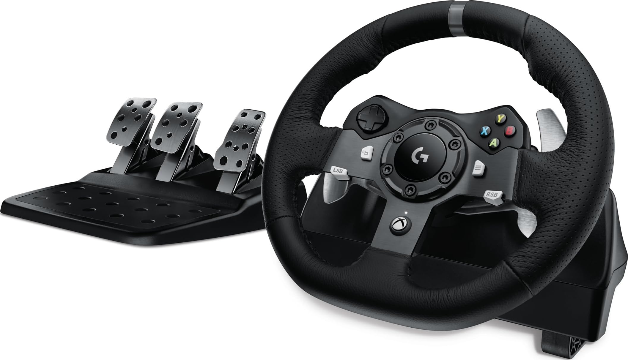 Logitech G29 Driving Force Racing Wheel and Floor Pedals, Real Force Feedback