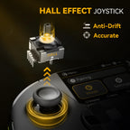 Wireless Gaming Controller with Display and Hall Sticks