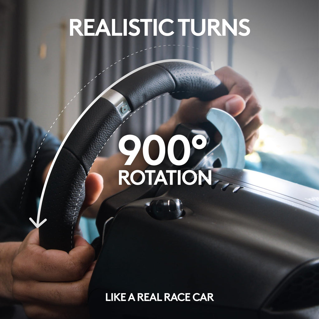 Logitech G29 Driving Force Racing Wheel and Floor Pedals, Real Force Feedback