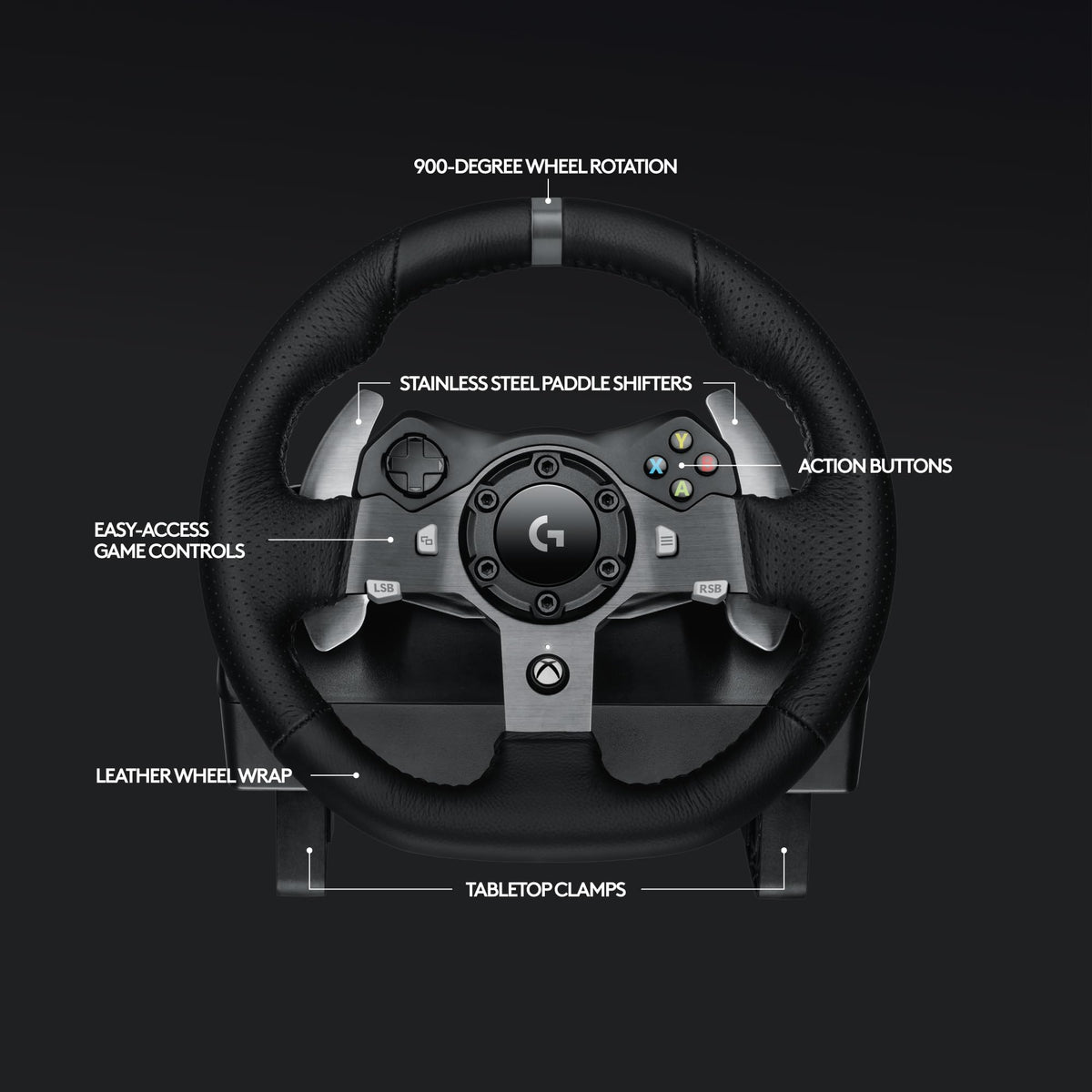 Logitech G29 Driving Force Racing Wheel and Floor Pedals, Real Force Feedback