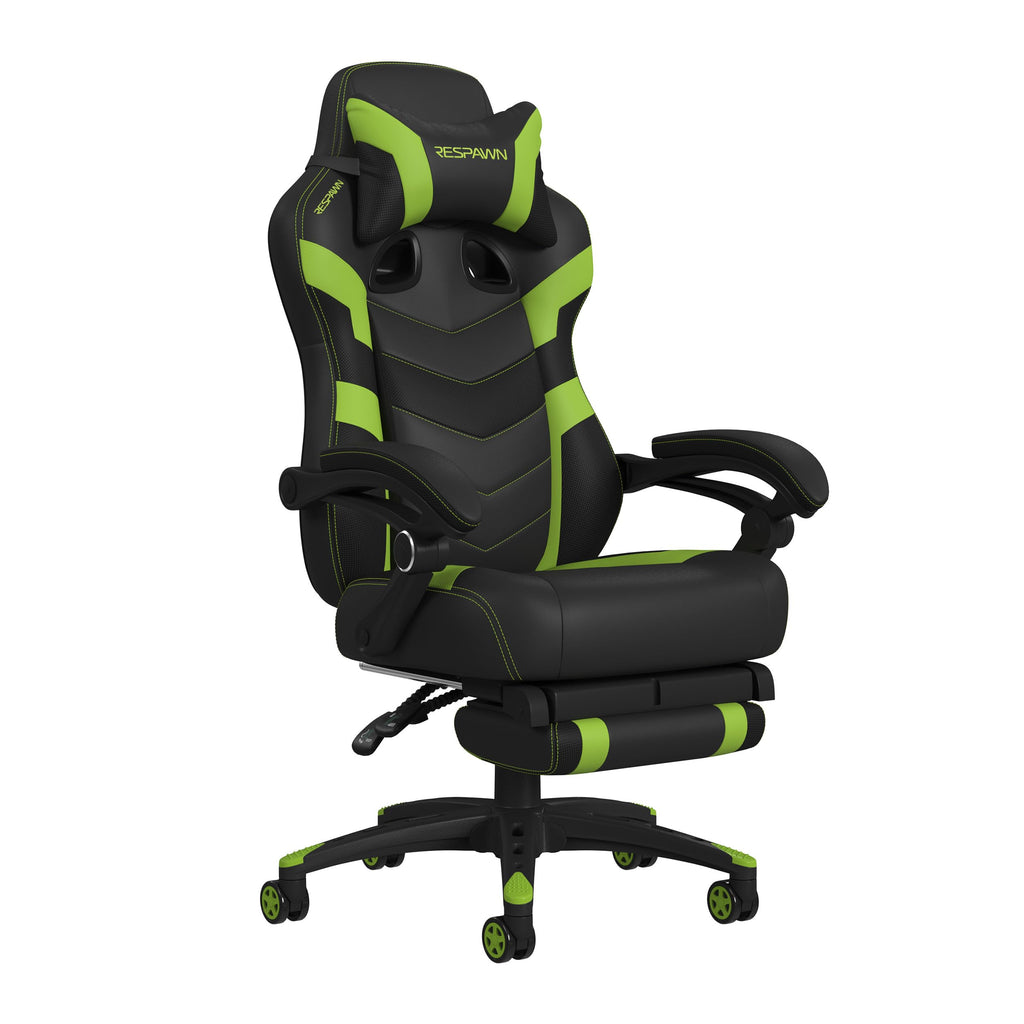 Ergonomic Gaming Chair with Footrest and Recline