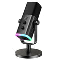 USB XLR Gaming Microphone with RGB and Mute Control