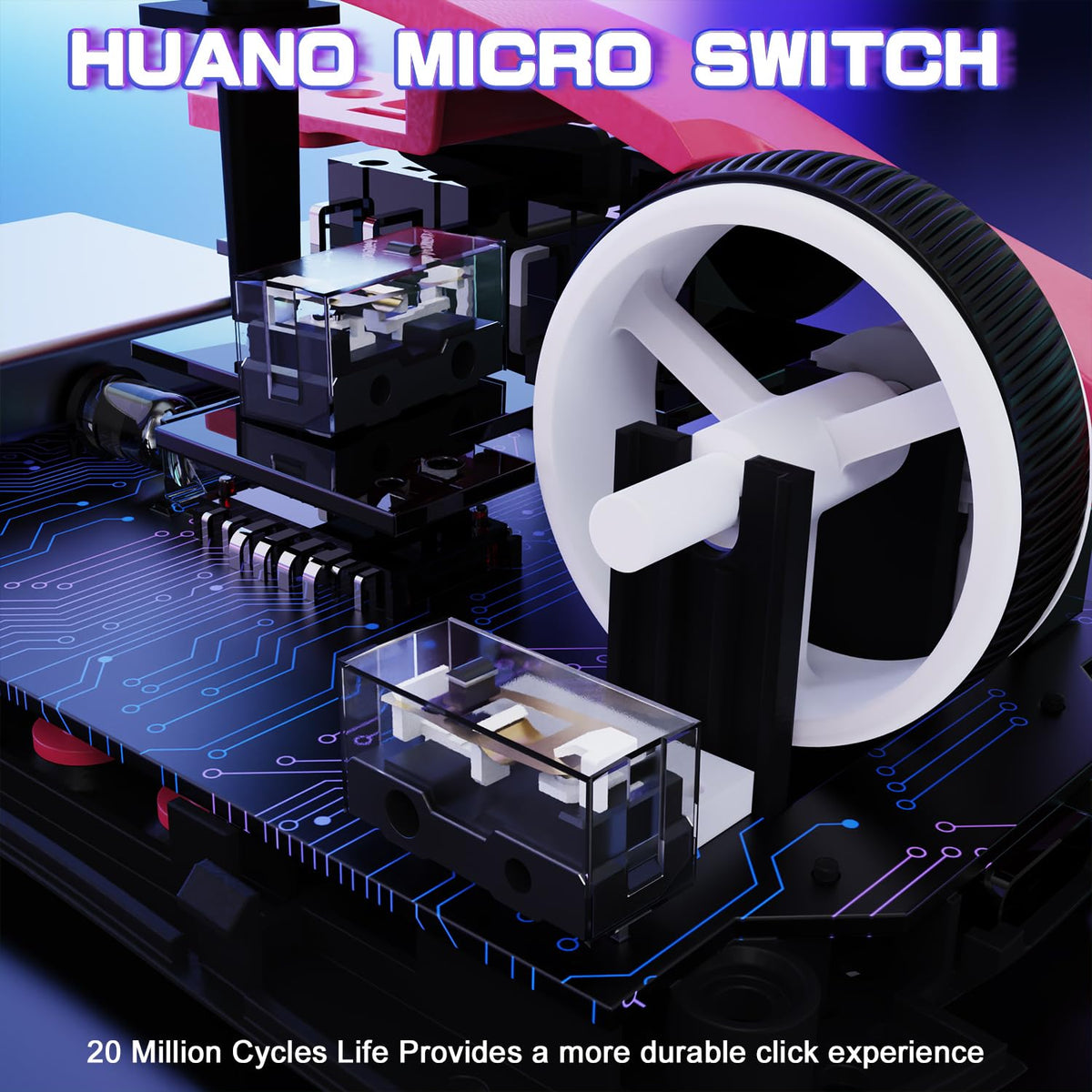 Wireless Gaming Mouse with Lightweight Esports Design