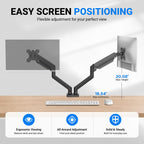 Gas Spring Monitor Arm with Full Motion Adjustment