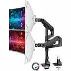 Dual Monitor Arm for 17 to 49 Inch Ultrawide Screens