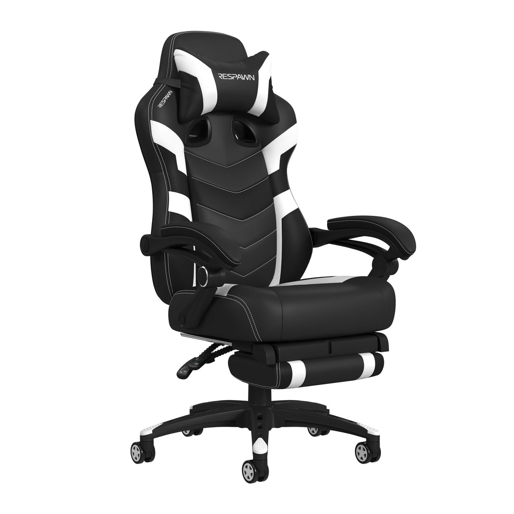 Ergonomic Gaming Chair with Footrest and Recline