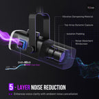 USB XLR Gaming Microphone with RGB and Boom Arm