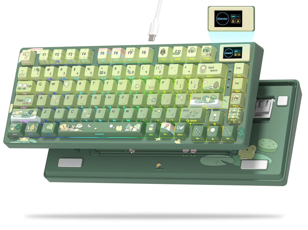 75% Gaming Keyboard with Color Display and Hot Swap