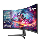 Curved Gaming Monitor with High Refresh Rate Display