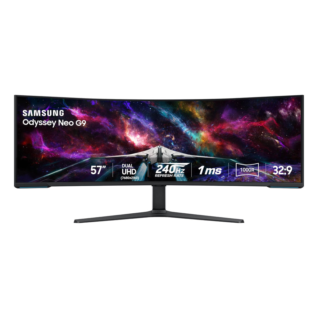57 Inch Curved Gaming Monitor with Dual 4K Display
