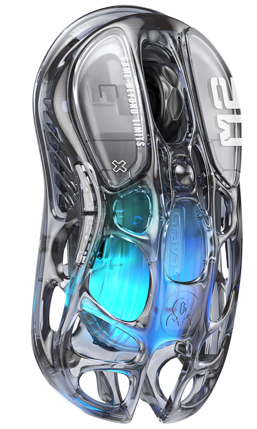 Wireless Gaming Mouse with 26000 DPI RGB Sensor