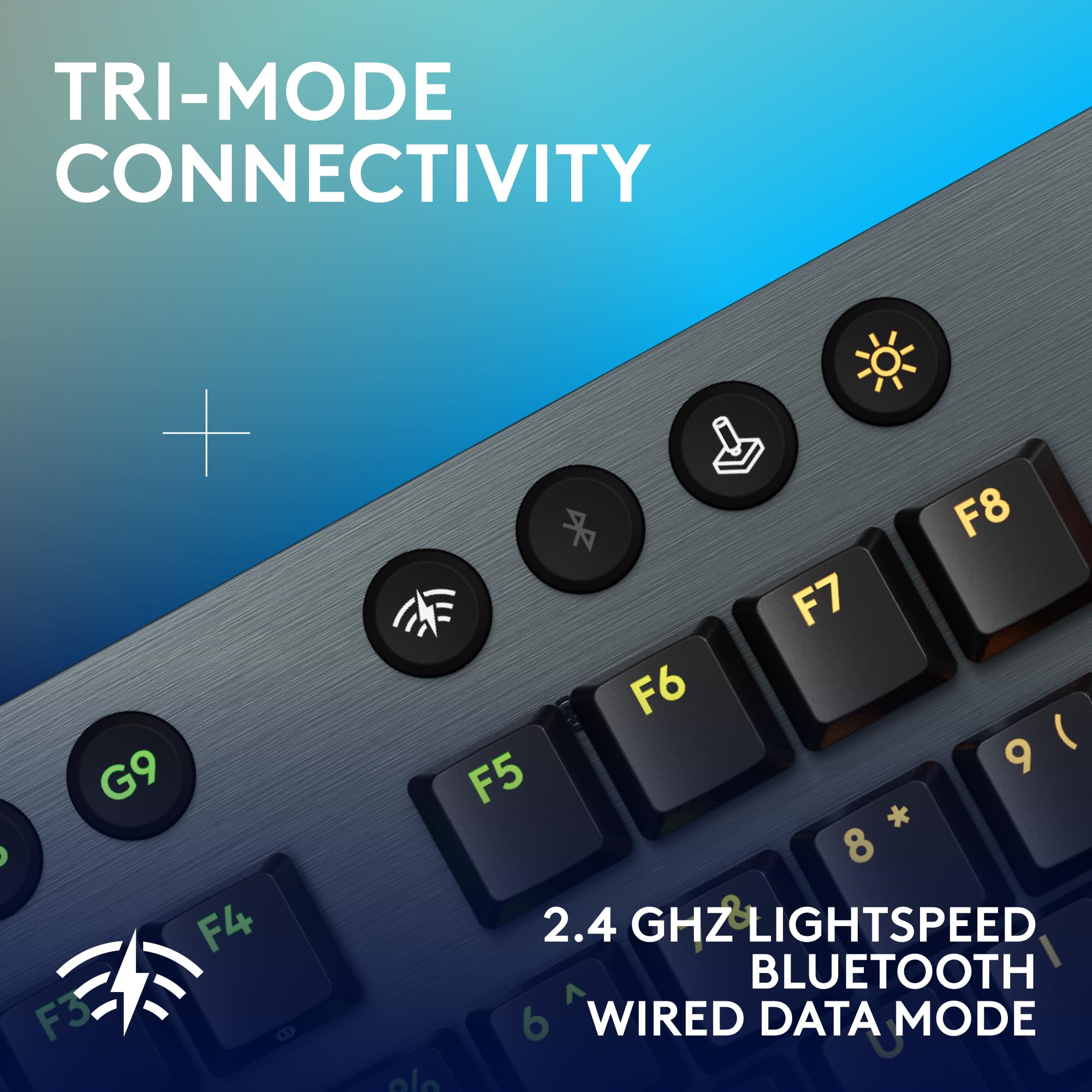Wireless Gaming Keyboard with Low Profile Design