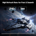 Curved Gaming Monitor with High Refresh Rate Display