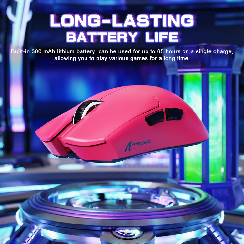 Wireless Gaming Mouse with Lightweight Esports Design