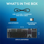 Wireless Gaming Keyboard with Low Profile Design