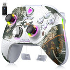 Wireless Gaming Controller with Hall Sticks and RGB