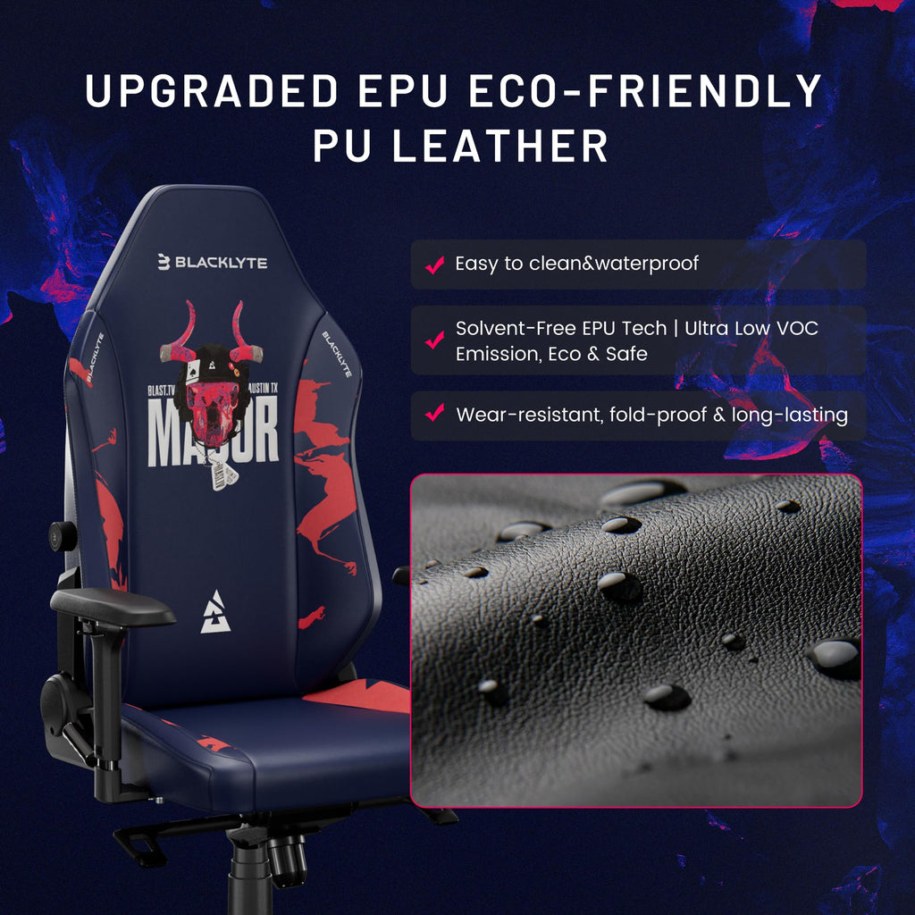 Gaming Chair with Magnetic Pillow and Lumbar Support