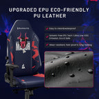 Gaming Chair with Magnetic Pillow and Lumbar Support