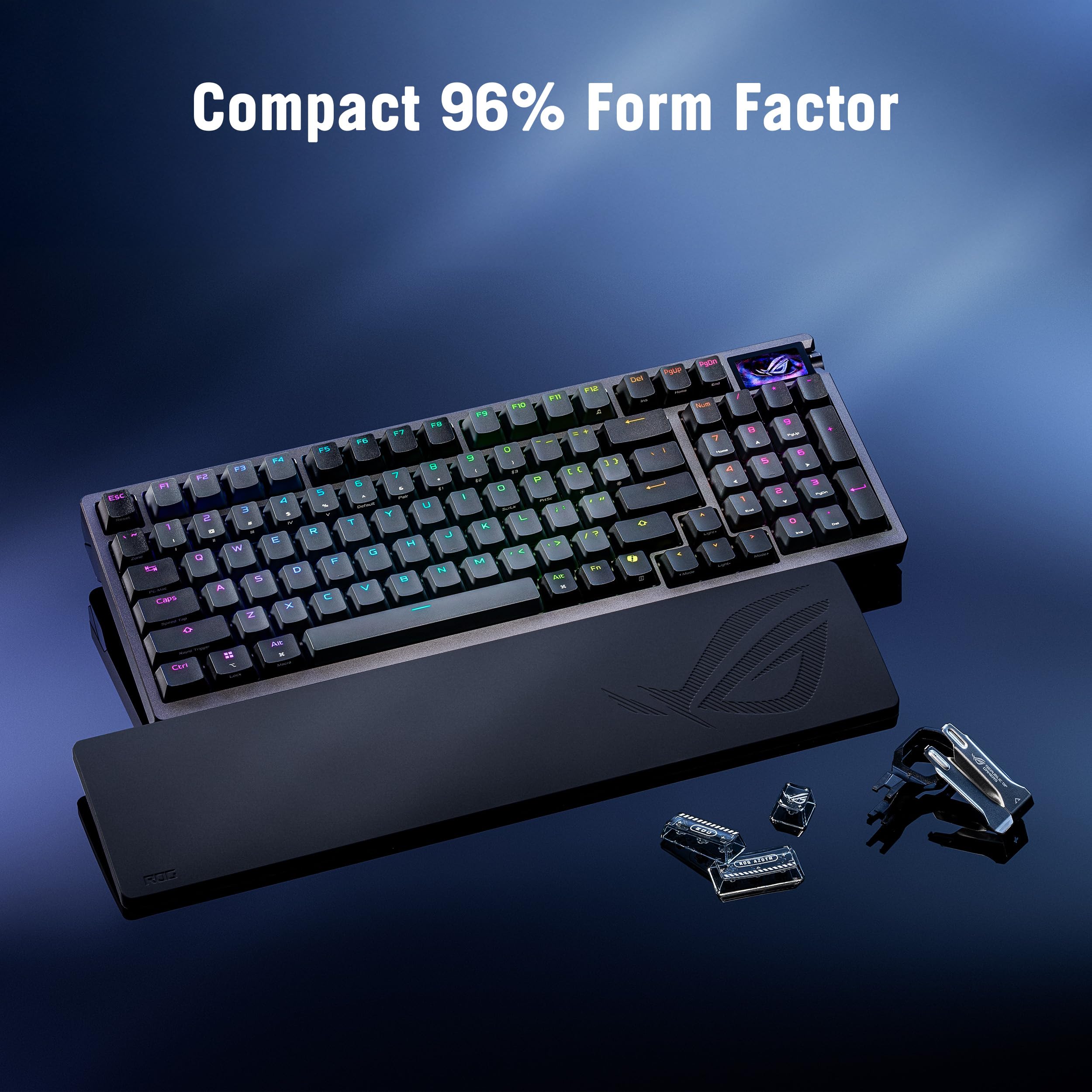 Wireless Gaming Keyboard with Hall Effect Switches