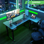 Standing Gaming Desk with Adjustable Height Frame