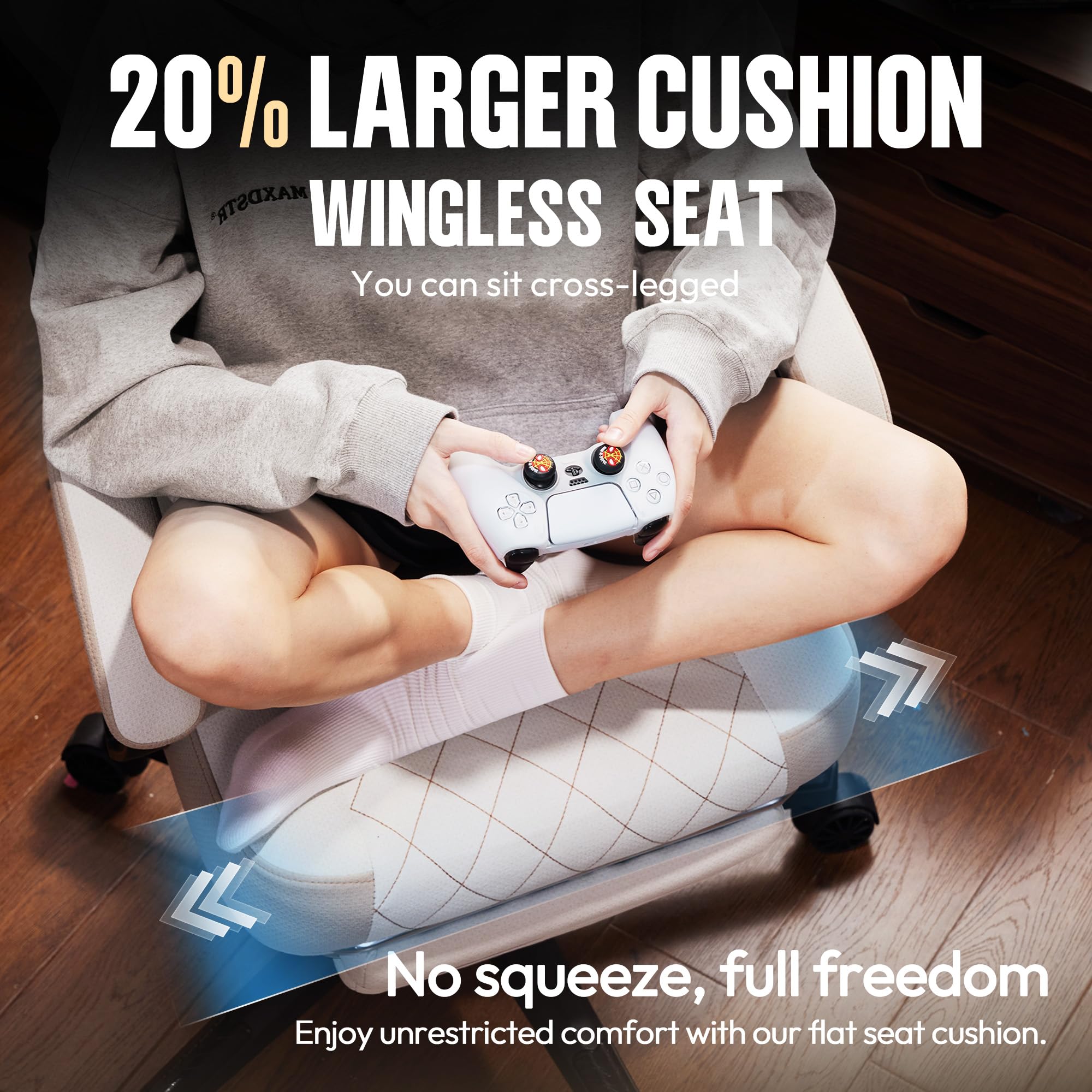 Ergonomic Gaming Chair with High Back Lumbar Support