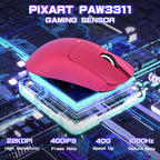 Wireless Gaming Mouse with Lightweight Esports Design