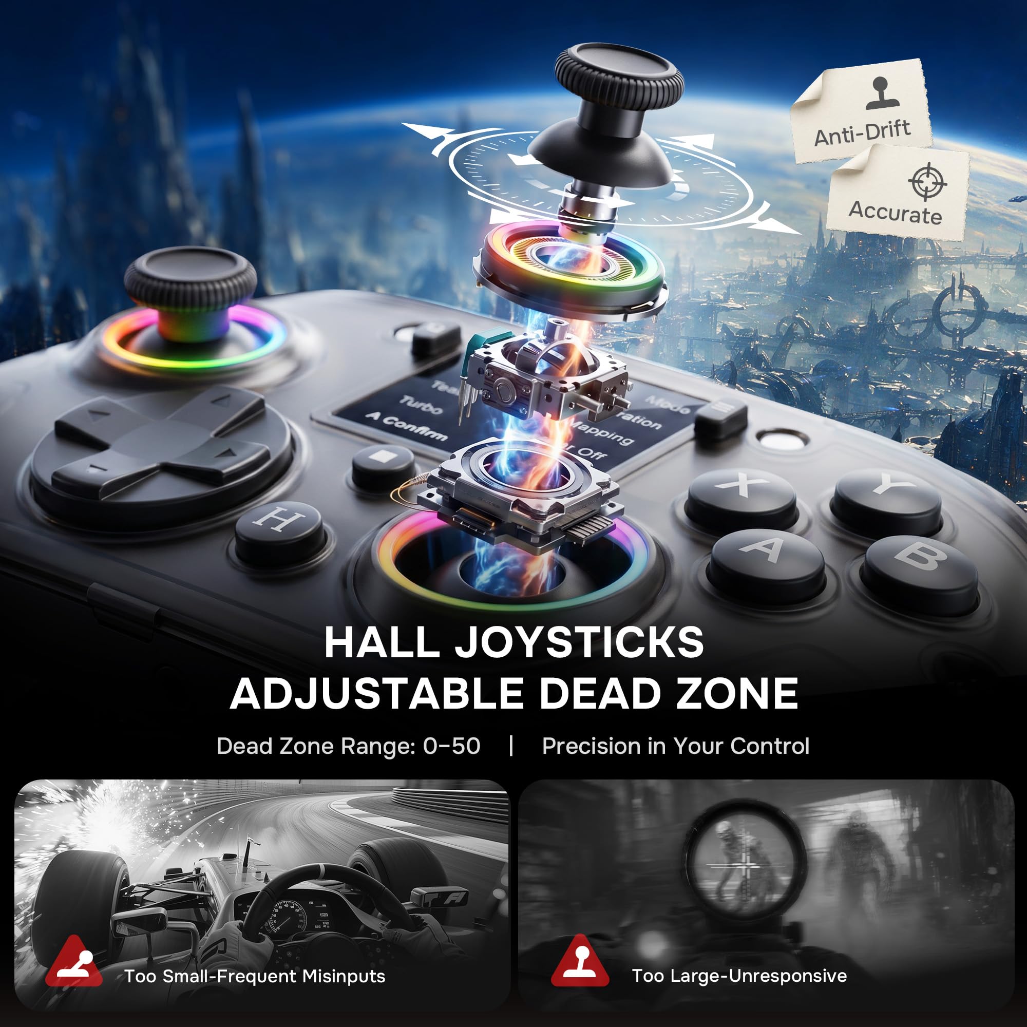 Wireless Gaming Controller with Transformers Design
