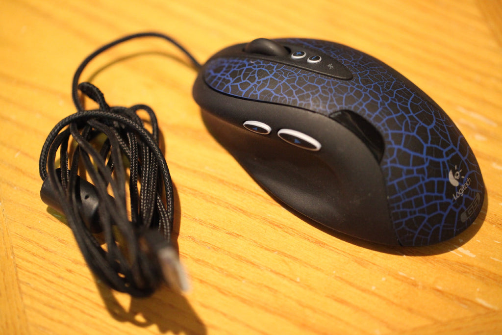 Laser Gaming Mouse with Adjustable Weight System