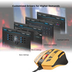 Wired Gaming Mouse with 6 Programmable Buttons