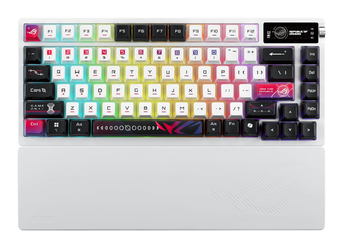 Wireless Gaming Keyboard with Hall Effect Switches