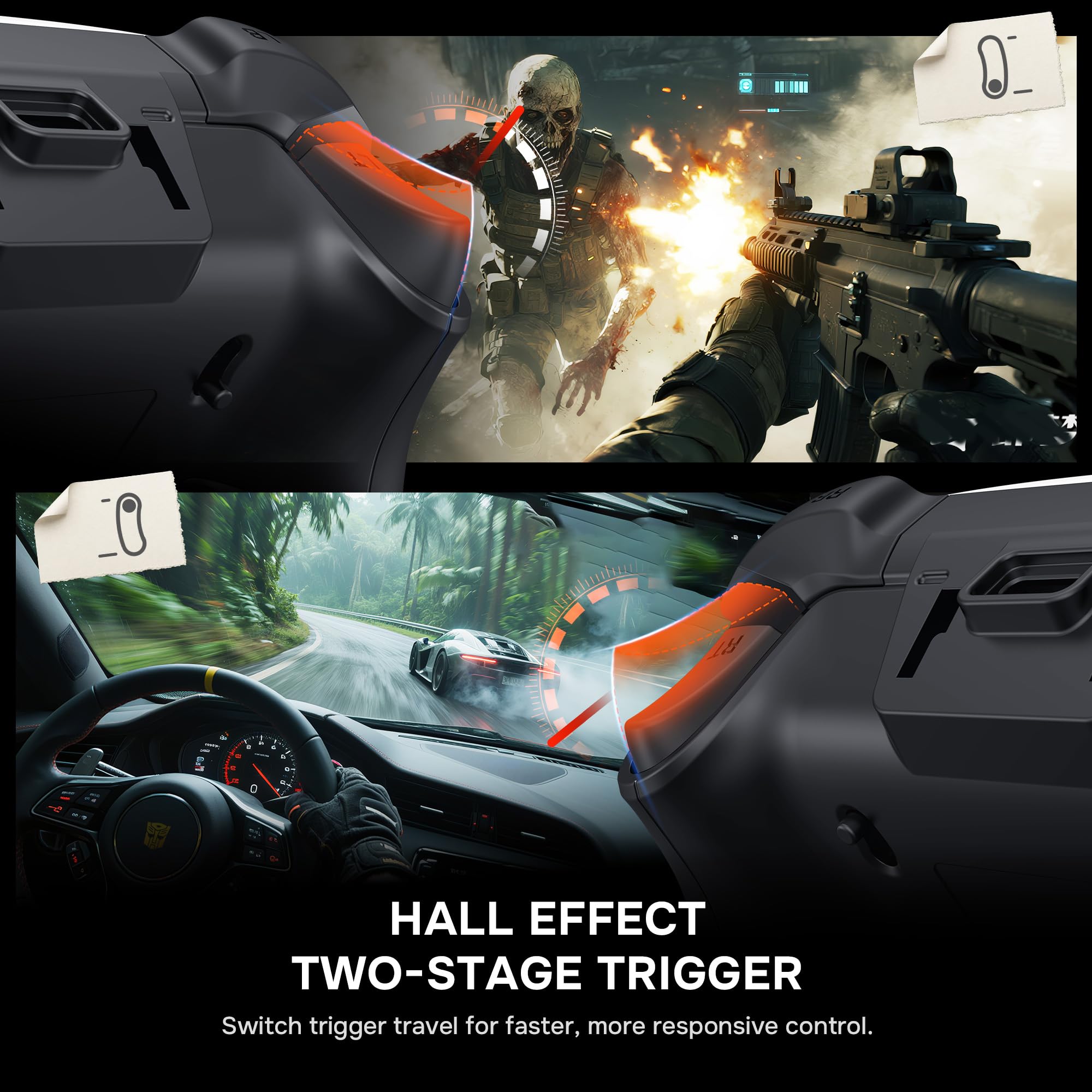 Wireless Gaming Controller with Transformers Design