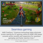 Gaming Monitor with High Refresh Rate Display